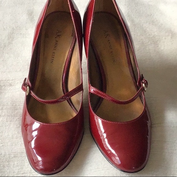 Anne Klein Shoes - Anne Klein, 8.5, red, patent leather